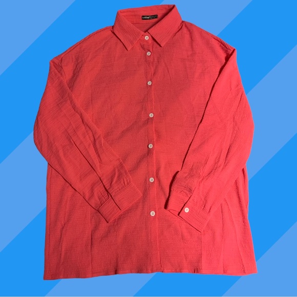 SHEIN Women’s button down shirt - Pink - Picture 1 of 4